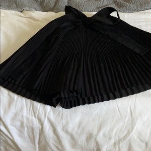 Black skirt/short from Zara with tie waist
